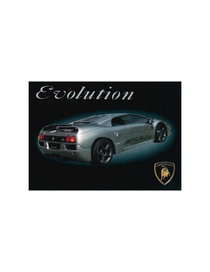 1997 LAMBORGHINI DIABLO EVOLUTION BROCHURE, Livres, Autos | Brochures & Magazines
