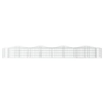 vidaXL Schanskorf gewelfd verhoogd 400x50x50 cm, Tuin en Terras, Verzenden, Nieuw