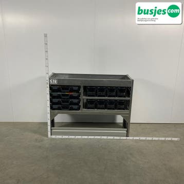 Aluca bedrijfswageninrichting 1255x420x950mm (2823), Verzenden, Gebruikt