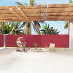 vidaXL Windscherm uittrekbaar 160x1200 cm rood, Verzenden, Nieuw