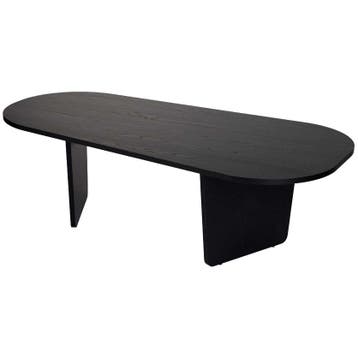 Evila Modern Black Coffee Table, 130 X 65 X 40 Cm 100%, Verzenden, Nieuw, 100 tot 150 cm, Scandinavisch