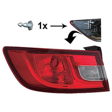 Renault Clio IV 2012-2016 Achterlicht Links Buiten Grandtour, Verzenden, Nieuw
