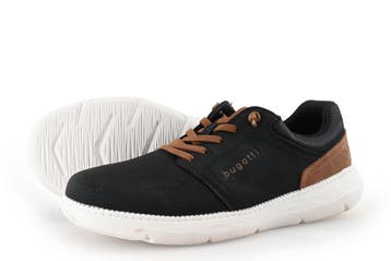 Bugatti Sneakers in maat 43 Zwart, Kleding | Heren, Schoenen, Bugatti, Verzenden, Zwart, Zo goed als nieuw