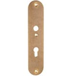 SKG3 ovaal schild PC72 binnen messing antiek, Nieuw