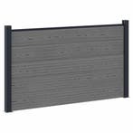 vidaXL Hekpaneel WPC en Aluminium Grijs, Verzenden, Nieuw