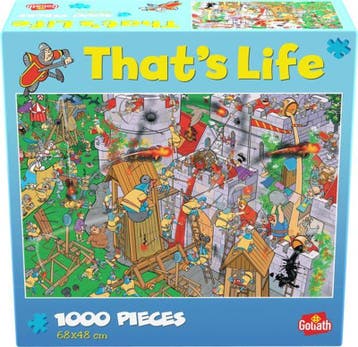 That's Life Castle  - Kasteelpuzzel - 1000 stukjes Puzzel, Verzenden, Nieuw