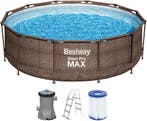 Bestway Steel Pro Max 366cm | Retour Deal | Zomerpret Actie, Tuin en Terras, Verzenden, 80 tot 120 cm, Rond, Opzetzwembad