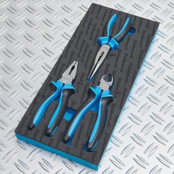 Datona Tangenset 3-delig in Pro softmodule -, Doe-het-zelf en Bouw, Gereedschap | Handgereedschap, Ophalen of Verzenden, Nieuw