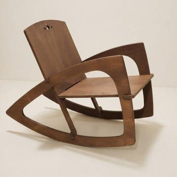Laremon - Chaise - Bois, Contreplaqué - Fauteuil à bascule