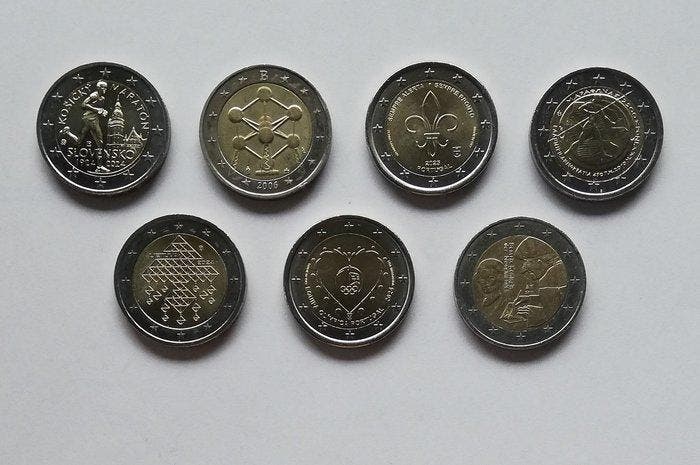 Europa. 2 Euro 2005/2026 (41 coins) (Zonder minimumprijs), Postzegels en Munten, Munten | Europa | Niet-Euromunten
