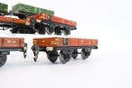 Märklin 0 - Modeltrein goederenwagon (6) - Zes blikken open