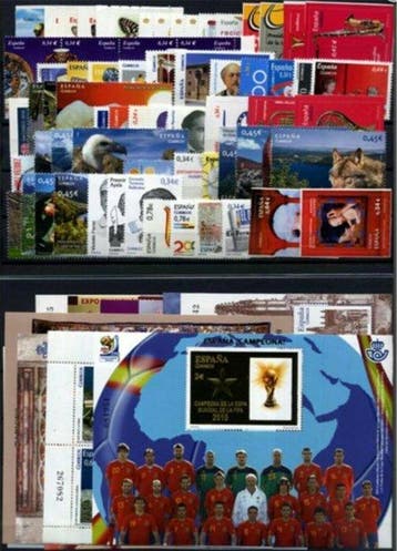 Espagne 2010/2010 - timbres d’Espagne de lannée 2010,