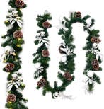 Guirlande met verlichting - Kerstslinger - Kerstversiering -, Verzenden, Nieuw