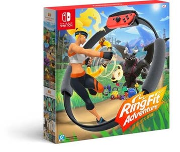 Ring Fit Adventure + Ring Con (Zonder Doos) (Switch Games), Games en Spelcomputers, Ophalen of Verzenden, Zo goed als nieuw