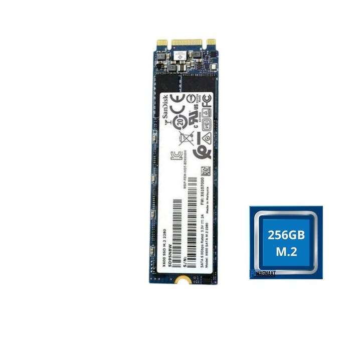 Sandisk X600 M.2 sata 256GB SSD 80mm, Computers en Software, Harde schijven, Gebruikt, Ophalen of Verzenden