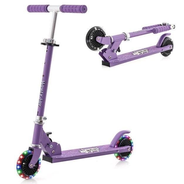 2dekans | Kinderstep Twee Wiel Kick Scooter met Knipperende, Fietsen en Brommers, Fietsen | Kinderfietsjes, Ophalen of Verzenden
