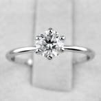 Zonder minimumprijs - Ring - 14 karaat Witgoud, F/VS1 -, Nieuw