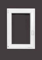PVC raam draai kiep b70xh100 cm wit, Gevelraam of Ruit, Minder dan 80 cm, 80 tot 120 cm, Nieuw