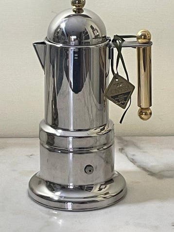 Vev Vigano - Koffiepot - Staal - Grande Kontessa - Nieuw