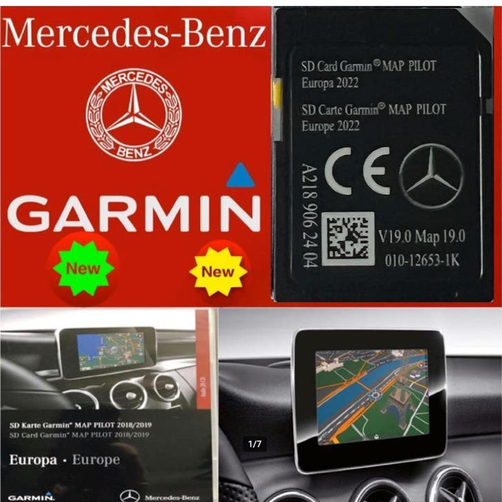Mercedes garmin map pilot sd europa 2023 v19 new A2189062404, Computers en Software, Navigatiesoftware, Update, Nieuw, Verzenden