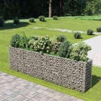 vidaXL Gabion plantenbak verhoogd 360x50x100 cm, Verzenden, Nieuw