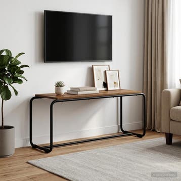 vidaXL TV Stand 98 x 35.5 x 42 cm Oud hout Bewerkt hout, Verzenden