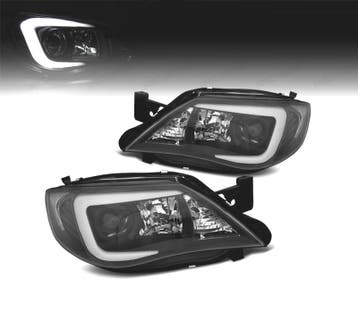 Phares Tube Light Pour Subaru Impreza 08-12 Fond Noir, Verzenden