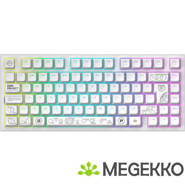 Dark Project  ALU81A Terra Nova WH  Draadloos TKL Mechanisch, Informatique & Logiciels, Claviers, Envoi