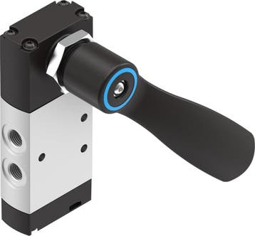 Festo 5/3 NC Handbedieningsklep G1/8 700l/min -0,95 -, Verzenden, Nieuw