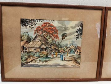 Maung Lar Ban - Kampung scènes