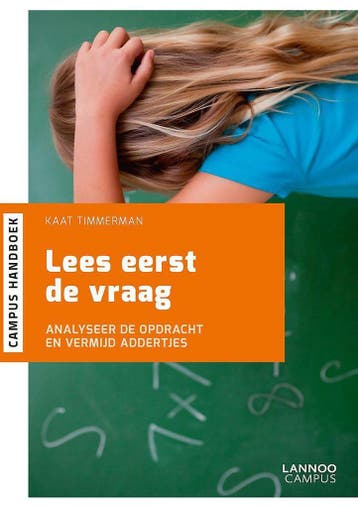 Lees eerst de vraag 9789401410649 Kaat Timmerman, Boeken, Verzenden, Gelezen, Kaat Timmerman
