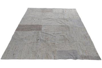 Patchwork de designer, moitié tapis, moitié kilim. - Tapis -, Nieuw