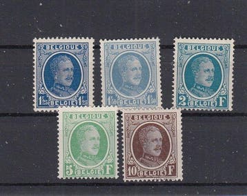 Belgique 1922 - Houyoux - OBP : 190/210 + 245/248 + 254/257