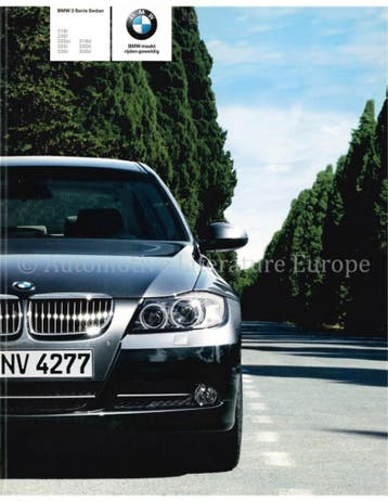 2006 BMW 3 SERIE SEDAN BROCHURE NEDERLANDS, Ophalen of Verzenden