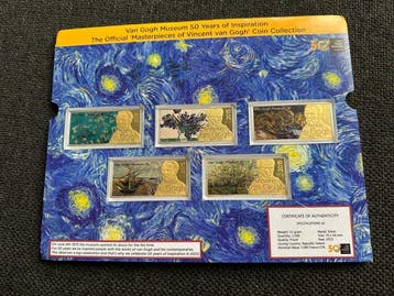 Gabon. 1000 Francs 2015 Vincent van Gogh - Masterpiece
