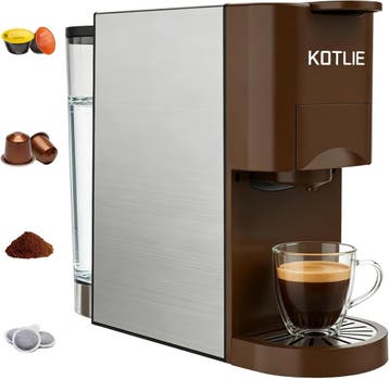 4-in-1 koffiemachine (Nespresso/Dolce) | Retour deal | Kn..., Verzenden, Zo goed als nieuw, Espresso apparaat, Koffiepads en cups