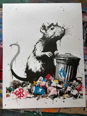 PR1NCE - Urban Survivor - 1/1 AÉROSOL - 50x70 cm