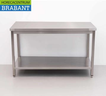 HCB RVS Werktafel Tafel Premium-line 140 x 60 x 85 cm Horeca, Ophalen of Verzenden, Nieuw in verpakking