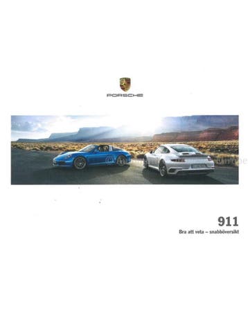 2017 PORSCHE 911 CARRERA | TARGA | TURBO BEKNOPT, Auto diversen, Handleidingen en Instructieboekjes