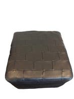 Poef - Leder - Leren Patchwork poef