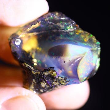 47,8 ct - Natuurlijke Scenic Kristalopaal Ruw - zeldzaam met