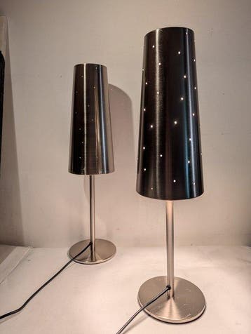IKEA - Lamp (2) - B0807, Talvik zilver/chrome - Metaal -