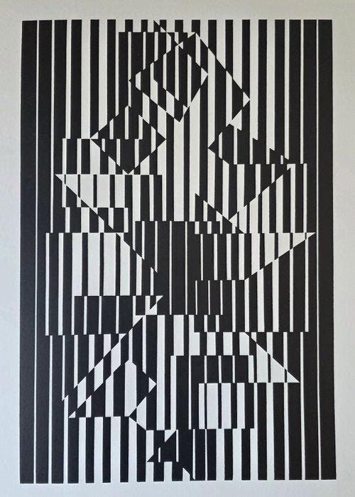 Victor Vasarely (1906-1997) - Ilava, Antiek en Kunst, Antiek | Overige Antiek