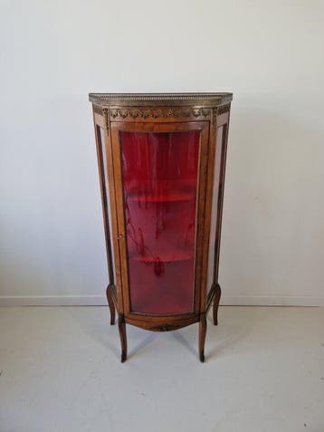 Kabinet - Hout - Louis XVI-stijl vitrine