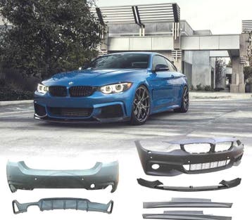 KIT CARROSSERIE BMW F32 F33 LOOK M PERFORMANCE PDC SRA, Verzenden