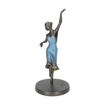 Beeldje - Ballerina - Brons, Marmer, Antiek en Kunst