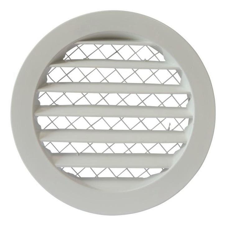 Rond buitenluchtrooster aluminium Ø 150mm, Doe-het-zelf en Bouw, Ventilatie en Afzuiging, Nieuw, Verzenden
