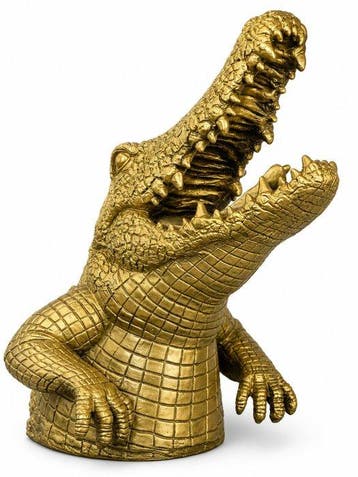 Daluxe Art - 1999 • XXL LV Crocodile Display – 75 cm
