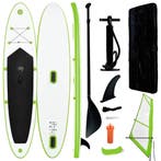vidaXL Stand Up Paddleboard opblaasbaar met zeilset groen en, Verzenden