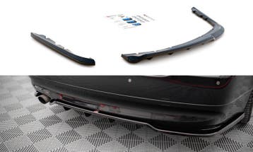 Bumper Aanzet Achterbumper Maxton Design BMW E90 B8096, Nieuw, Links, BMW